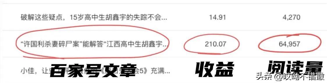 一篇文章收益從8元到210元，帶你玩轉(zhuǎn)“頭條”與“百家號”