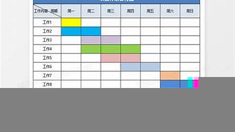 品牌設(shè)計計劃表