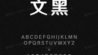 漢儀文黑85w字體包（漢儀文黑字體安卓下載）