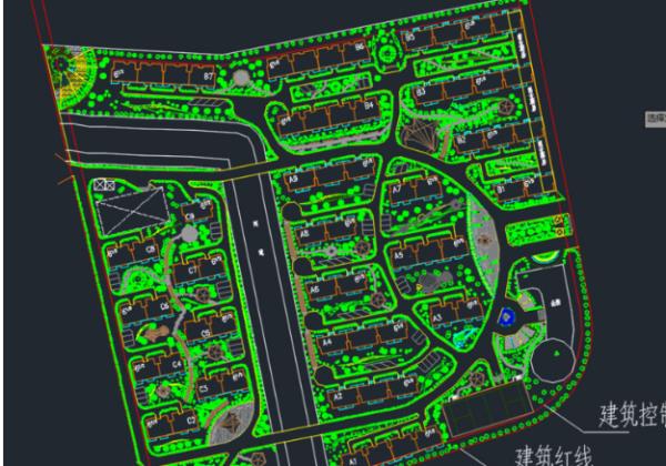 小區(qū)景觀設計平面圖紙大全