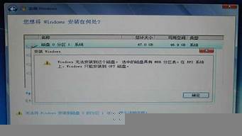 磁盤有mbr分區(qū)安裝不了系統(tǒng)（磁盤有mbr分區(qū)安裝不了系統(tǒng)怎么辦）