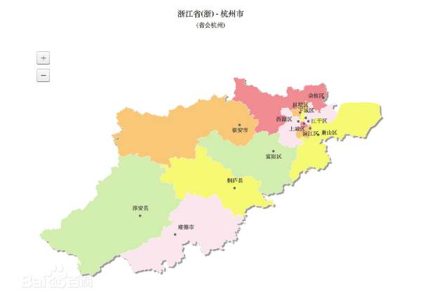 杭州行政區(qū)域劃分地圖（杭州行政區(qū)域劃分地圖最新）